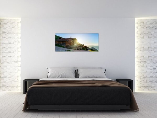 Tablou - Dimineața în Alpi Tirol (120x50 cm)