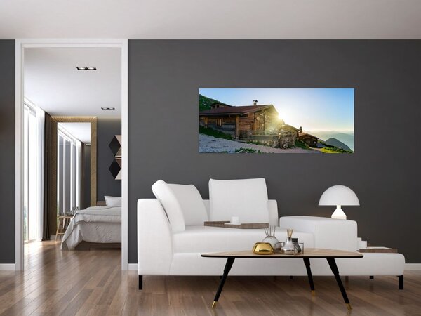 Tablou - Dimineața în Alpi Tirol (120x50 cm)