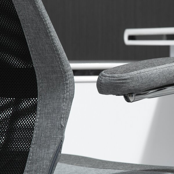 Vinsetto Scaun birou ergonomic, inaltime reglabila, 65x60x119-129cm | Aosom Romania