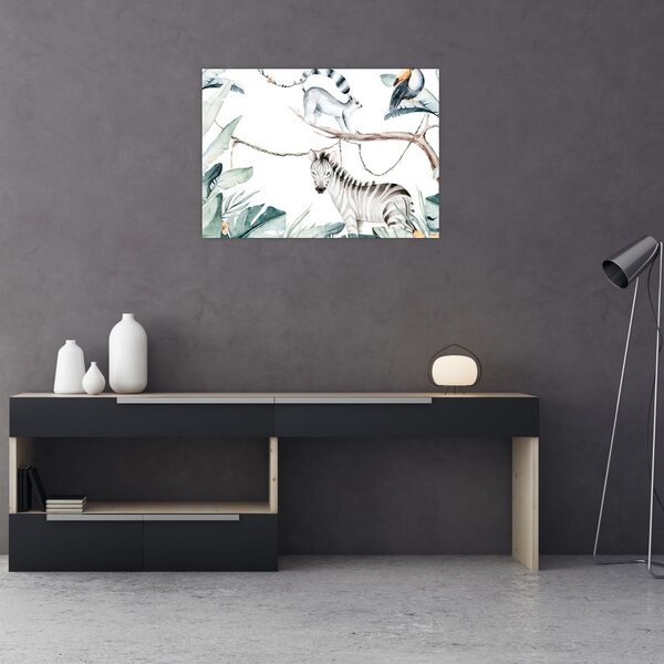 Tablou - Animale exotice (70x50 cm)