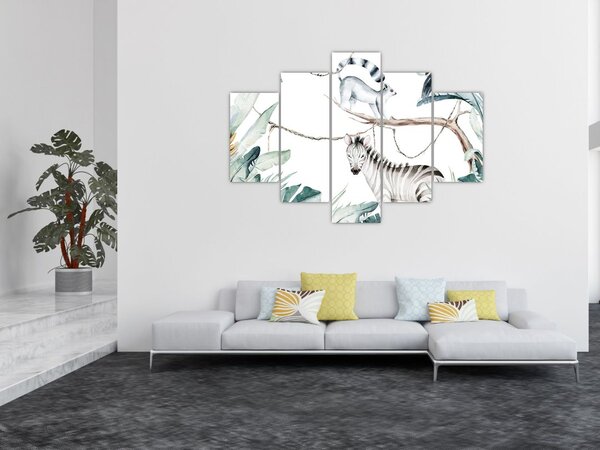 Tablou - Animale exotice (150x105 cm)