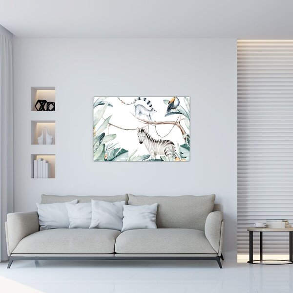 Tablou - Animale exotice (90x60 cm)