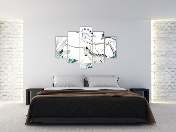 Tablou - Animale exotice (150x105 cm)