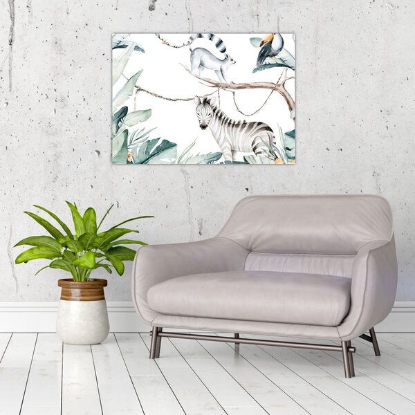 Tablou - Animale exotice (70x50 cm)