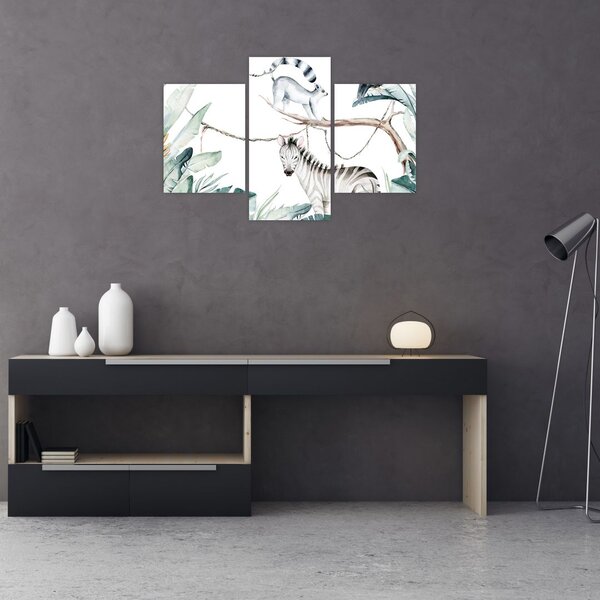 Tablou - Animale exotice (90x60 cm)