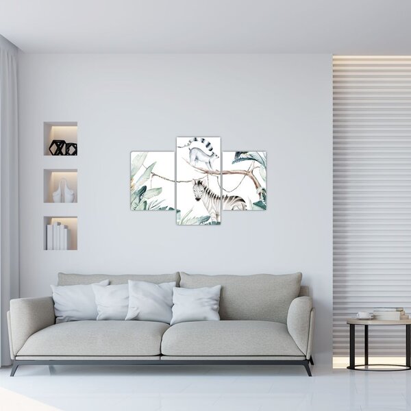 Tablou - Animale exotice (90x60 cm)