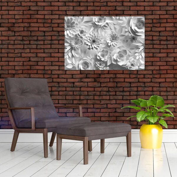 Tablou - Flori albe (90x60 cm)