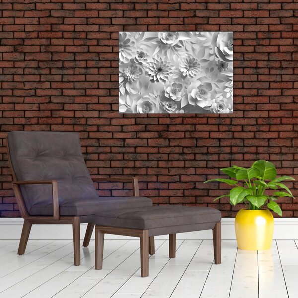 Tablou - Flori albe (70x50 cm)