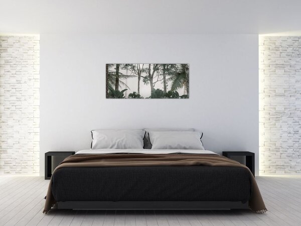Tablou - Jungla în ceața dimineții (120x50 cm)