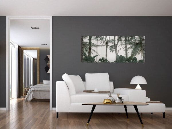 Tablou - Jungla în ceața dimineții (120x50 cm)