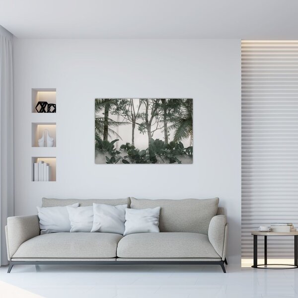 Tablou - Jungla în ceața dimineții (90x60 cm)