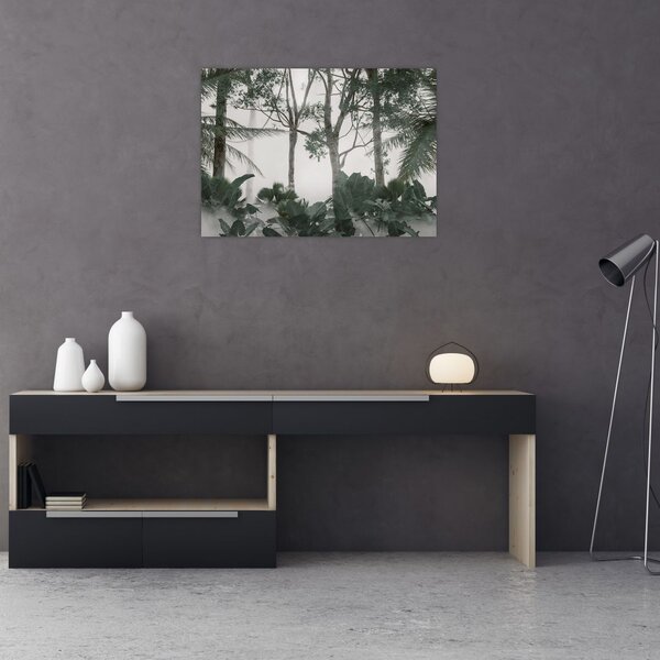 Tablou - Jungla în ceața dimineții (70x50 cm)