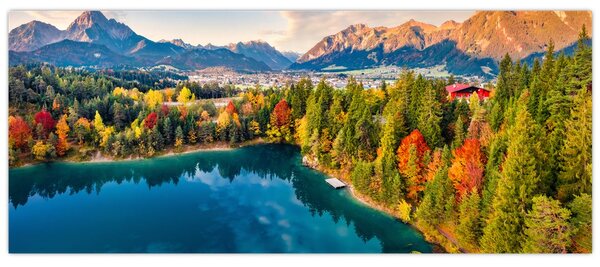 Tablou - Lacul Urisee, Austria (120x50 cm)