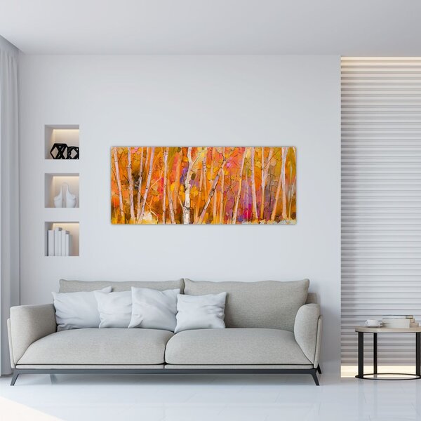 Tablou - Pădurea toamna (120x50 cm)