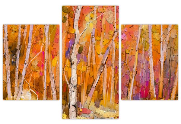 Tablou - Pădurea toamna (90x60 cm)