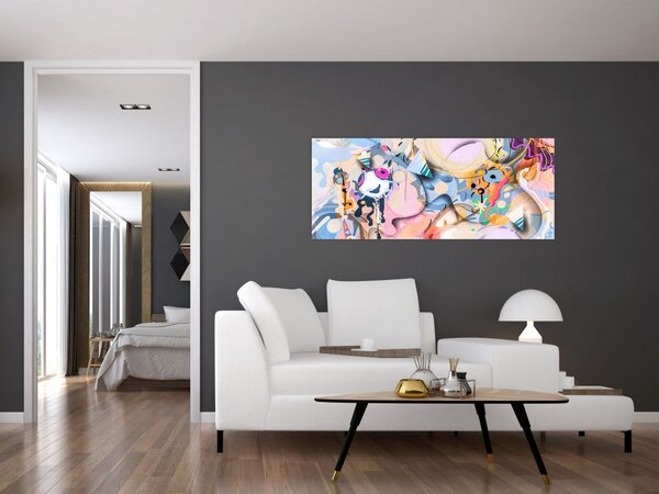 Tablou - Abstracție de basm (120x50 cm)