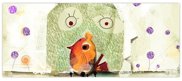 Tablou - Sufletul unei păsări (120x50 cm)