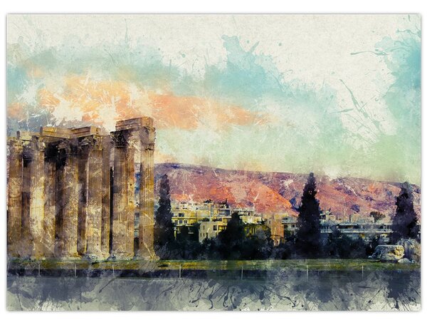 Tablou - Acropole, Atena, Grecia (70x50 cm)