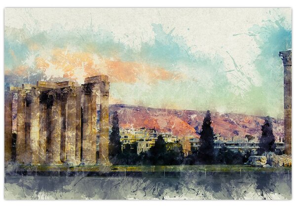Tablou - Acropole, Atena, Grecia (90x60 cm)