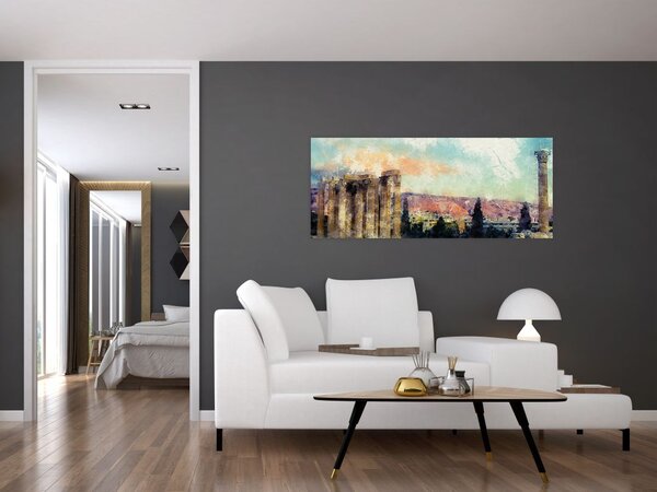Tablou - Acropole, Atena, Grecia (120x50 cm)