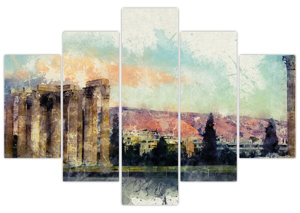 Tablou - Acropole, Atena, Grecia (150x105 cm)