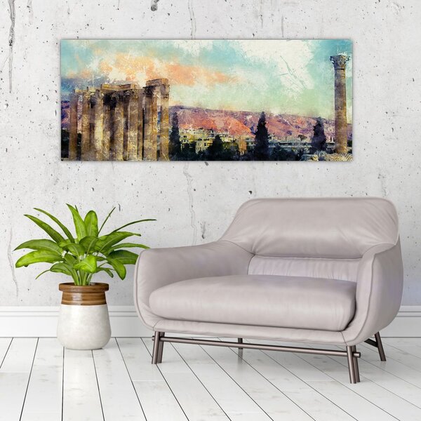 Tablou - Acropole, Atena, Grecia (120x50 cm)