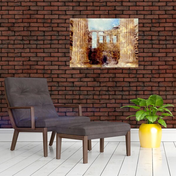 Tablou - Erechtheion, Atena, Grecia (70x50 cm)