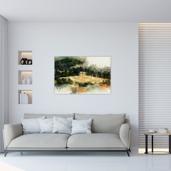 Tablou - Templul lui Zeus, Atena, Grecia (90x60 cm)