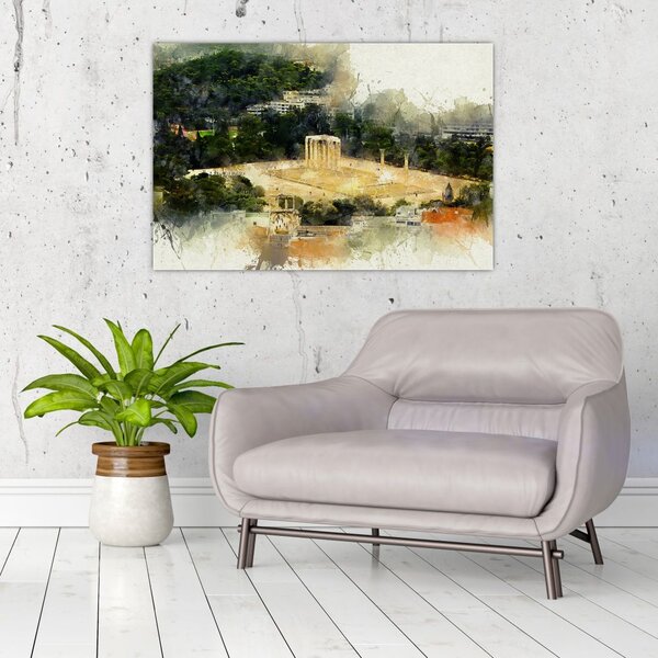 Tablou - Templul lui Zeus, Atena, Grecia (90x60 cm)