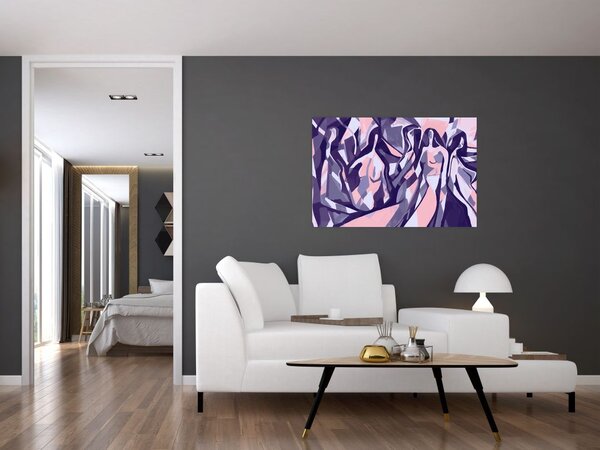 Tablou - Abstract, femei (90x60 cm)