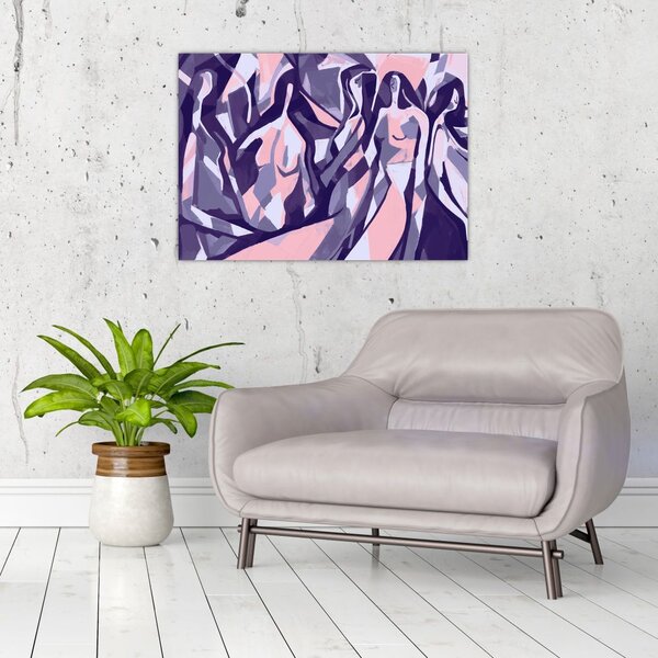 Tablou - Abstract, femei (70x50 cm)