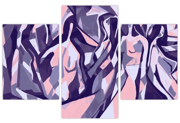 Tablou - Abstract, femei (90x60 cm)