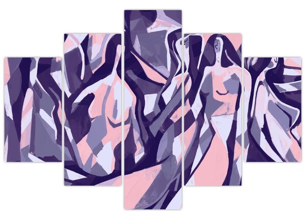 Tablou - Abstract, femei (150x105 cm)