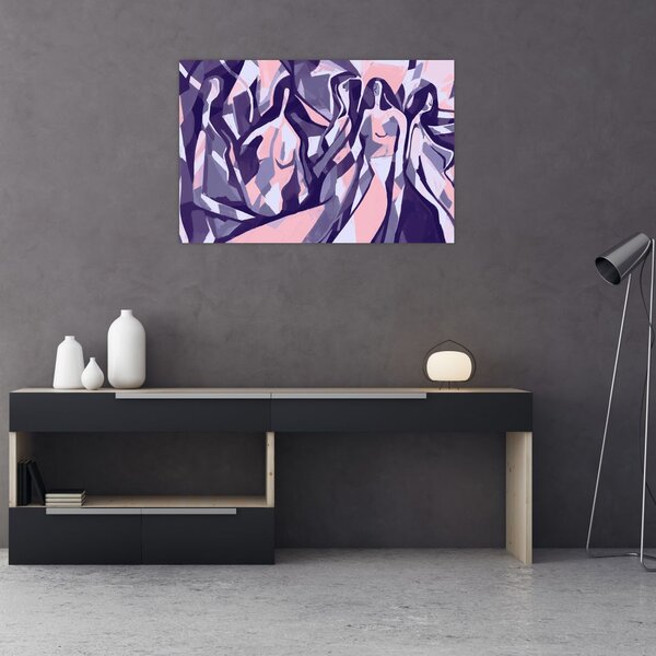 Tablou - Abstract, femei (90x60 cm)
