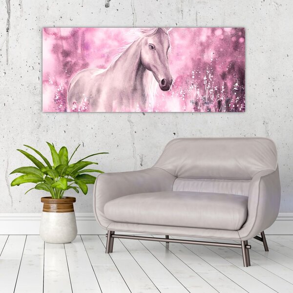 Tablou - Cal pictat (120x50 cm)