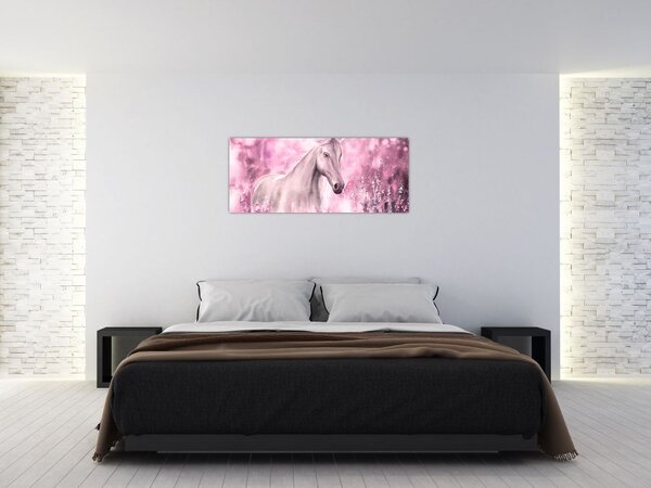 Tablou - Cal pictat (120x50 cm)