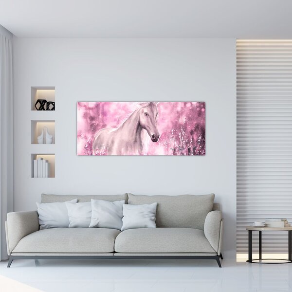 Tablou - Cal pictat (120x50 cm)
