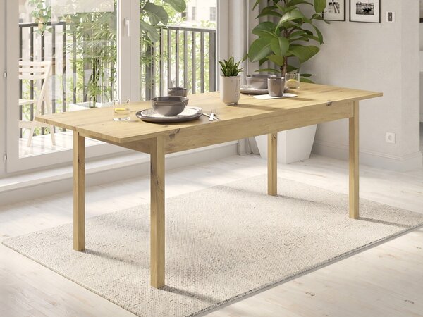 Masă Bristol 221Stejar artizan, 8x8x16cm, ExtensieExtensie, PAL laminat, MDF