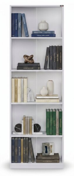 Biblioteca Adore Modern, 5 rafturi, 64x182x26 cm