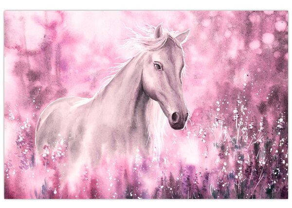 Tablou - Cal pictat (90x60 cm)