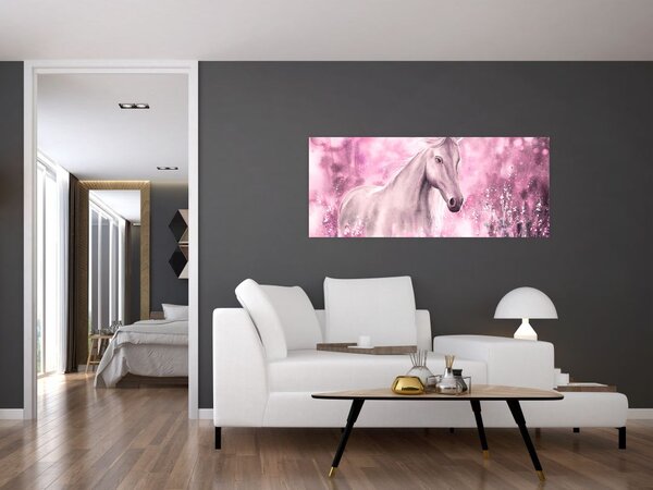 Tablou - Cal pictat (120x50 cm)