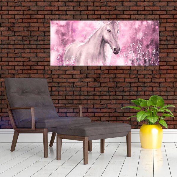 Tablou - Cal pictat (120x50 cm)