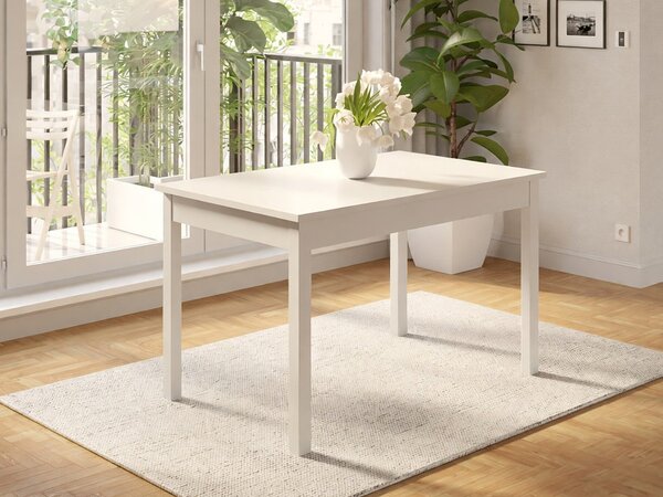 Masă Bristol 220Alb, 8x8x12cm, ExtensieExtensie, PAL laminat, MDF