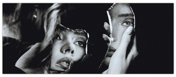 Tablou - Privind în oglindă (120x50 cm)