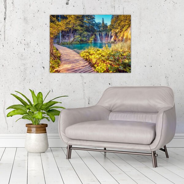 Tablou - Lacurile Plitvice, Croația (70x50 cm)