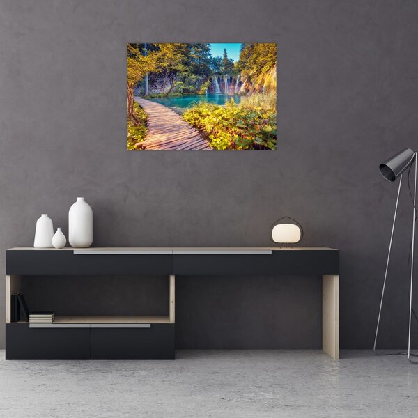 Tablou - Lacurile Plitvice, Croația (70x50 cm)