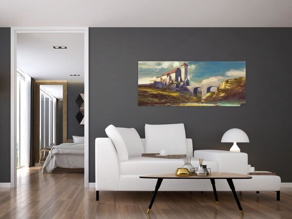 Tablou - Castelul medieval (120x50 cm)