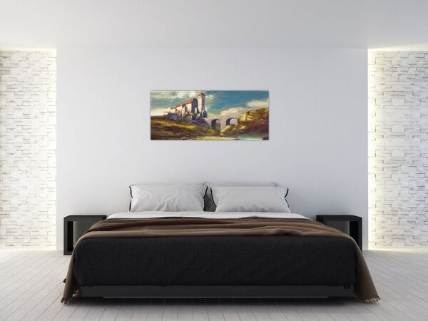 Tablou - Castelul medieval (120x50 cm)