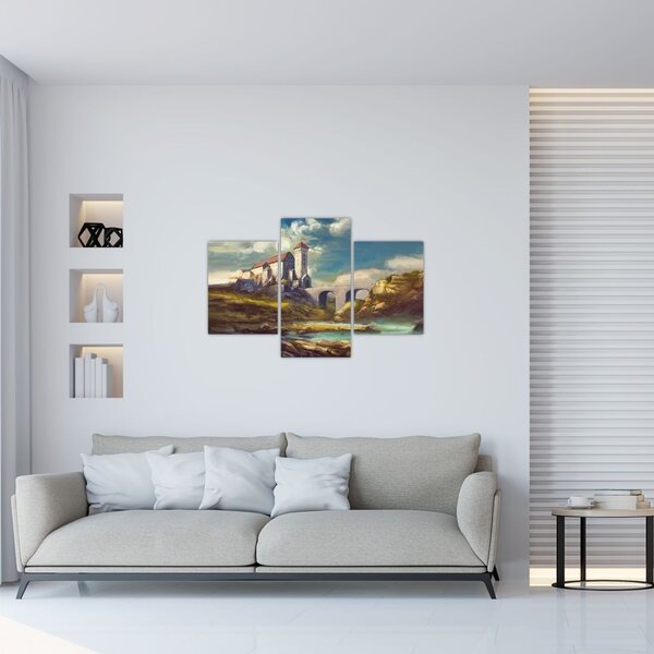 Tablou - Castelul medieval (90x60 cm)