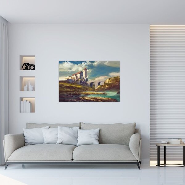 Tablou - Castelul medieval (90x60 cm)